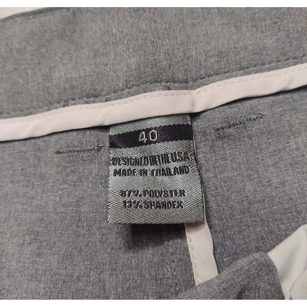 BLACK CLOVER RODGERS Men Size 40 Black‎ 9.5" Inseam Golf Shorts NEW - Picture 7 of 10